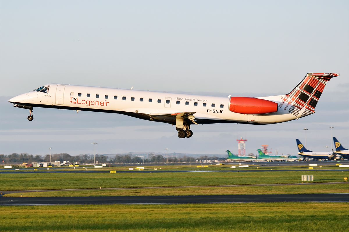 a plane taking off from a runway