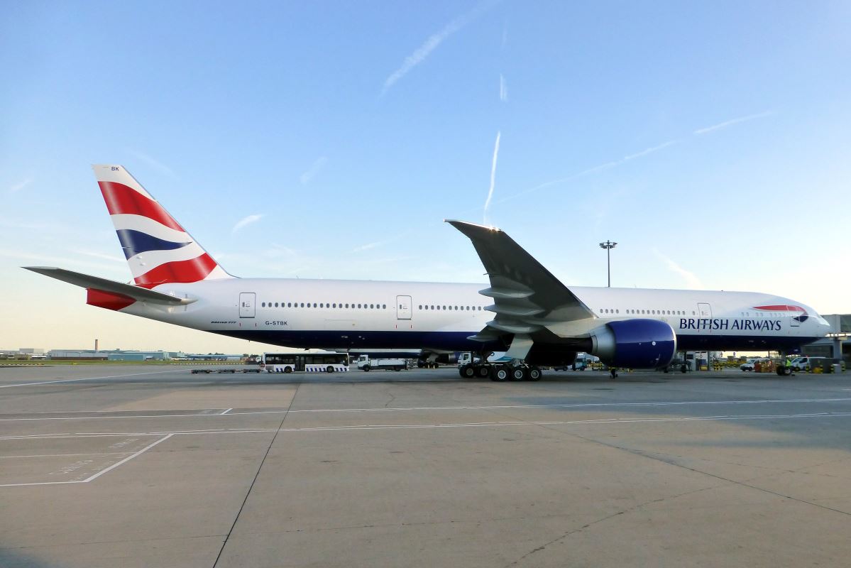 a large airplane on the tarmac