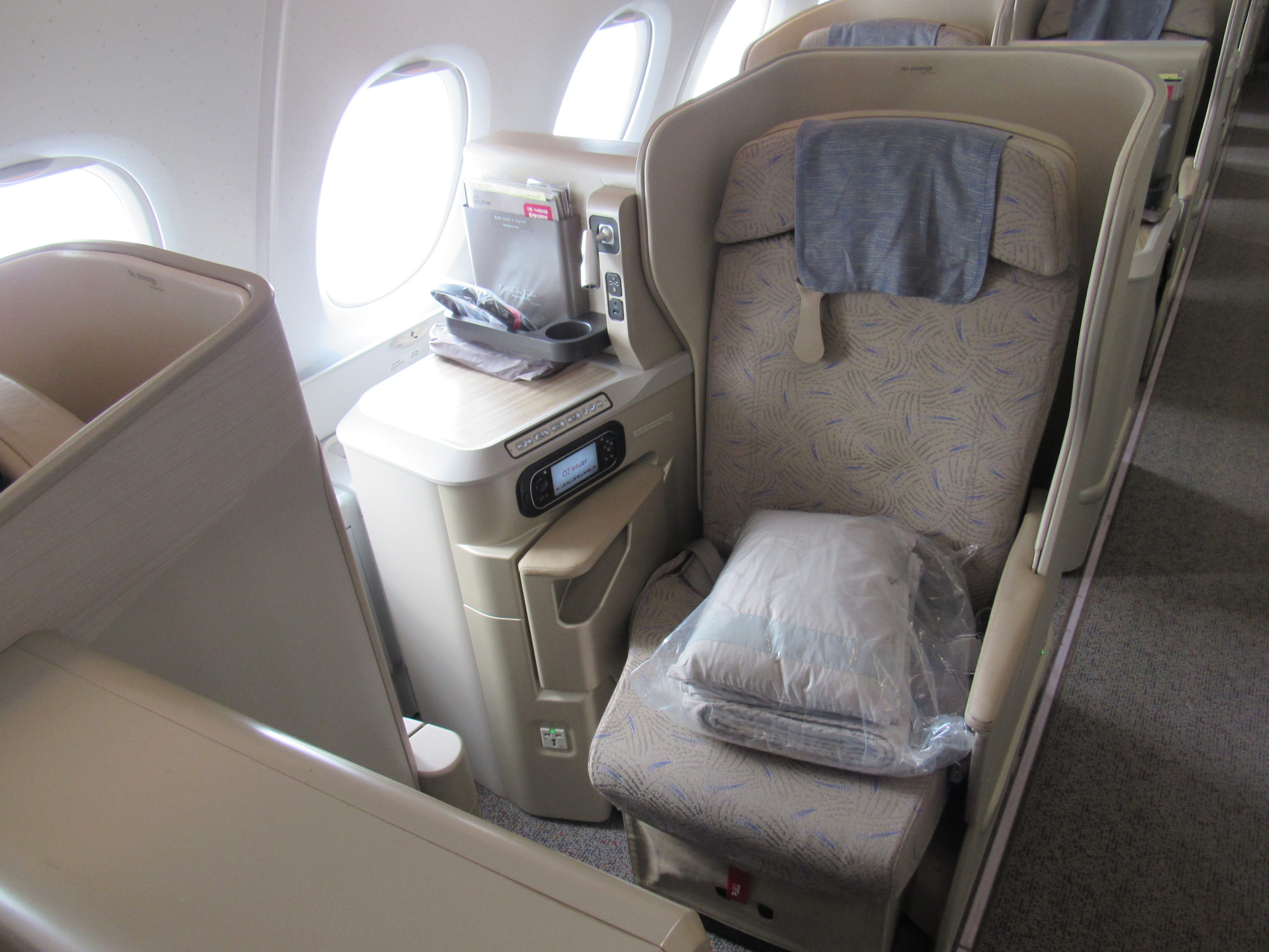 Asiana A380 Business Class Seat