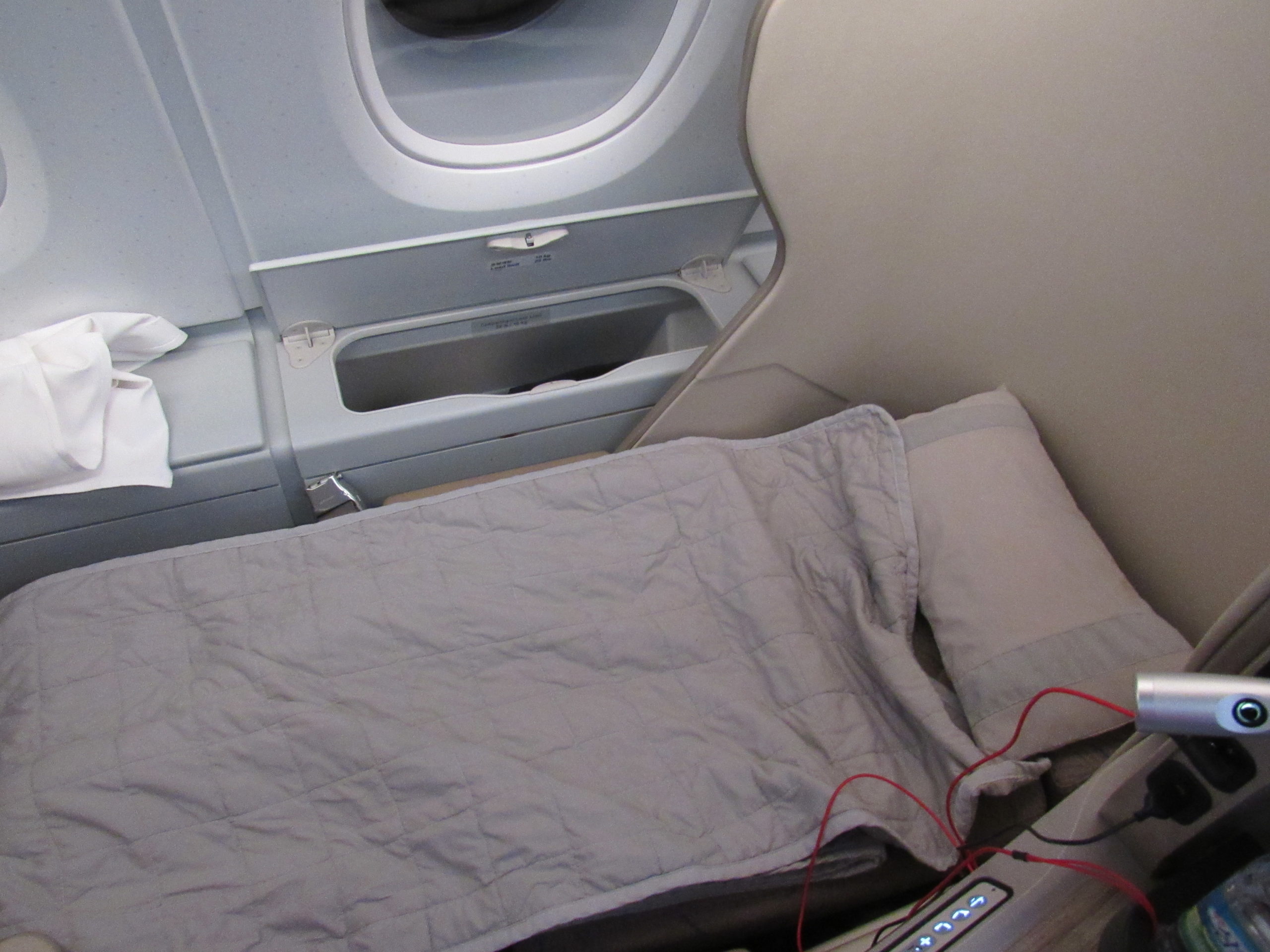 Asiana A380 Business Class Lie Flat Seat
