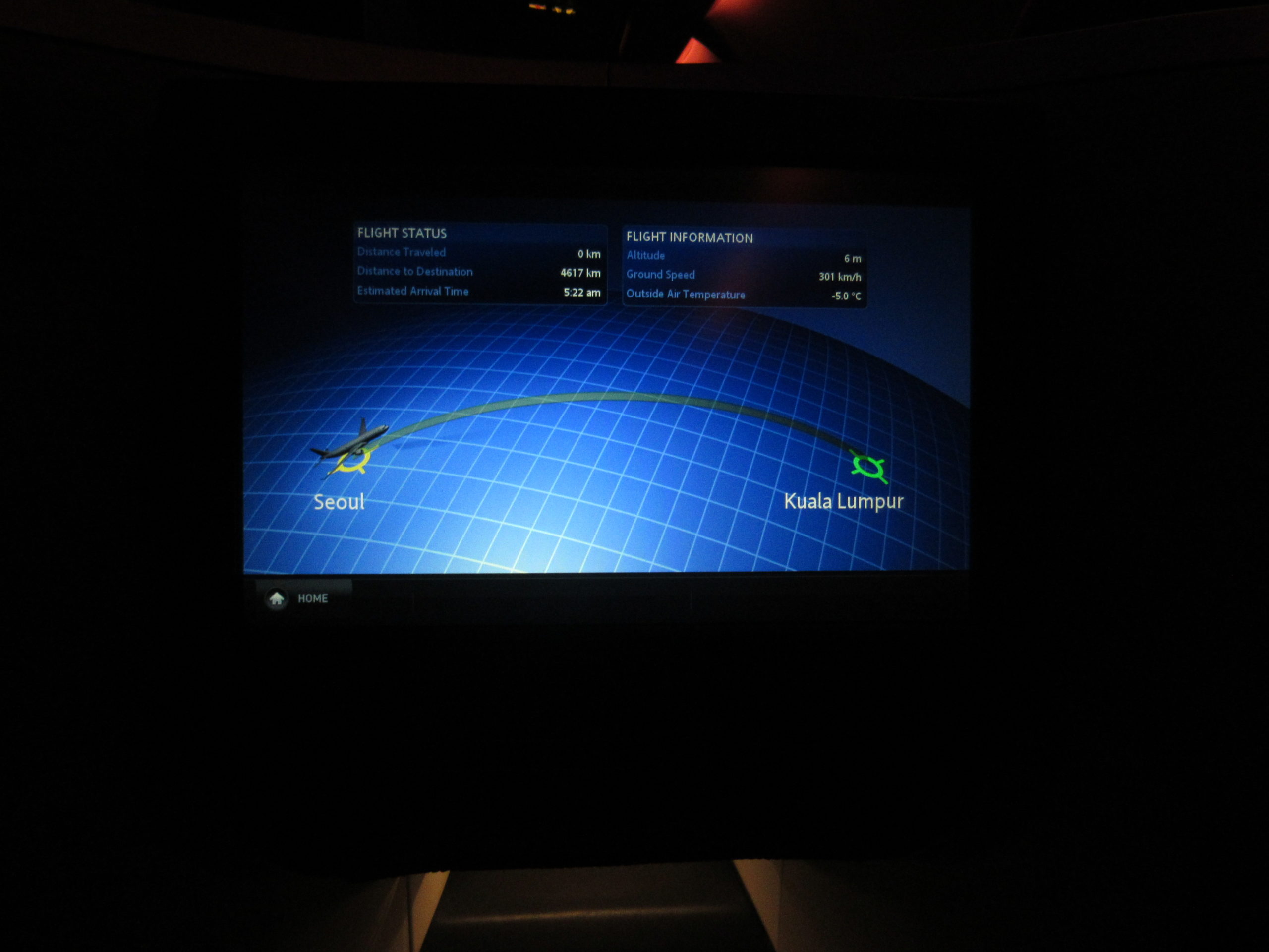 In Flight Map