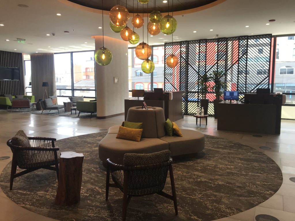 Hyatt Place Bogota lobby