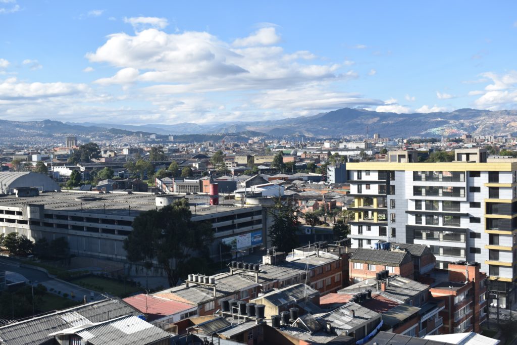 Hyatt Place Bogota city view