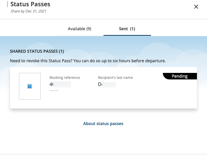 Aeroplan Status Pass