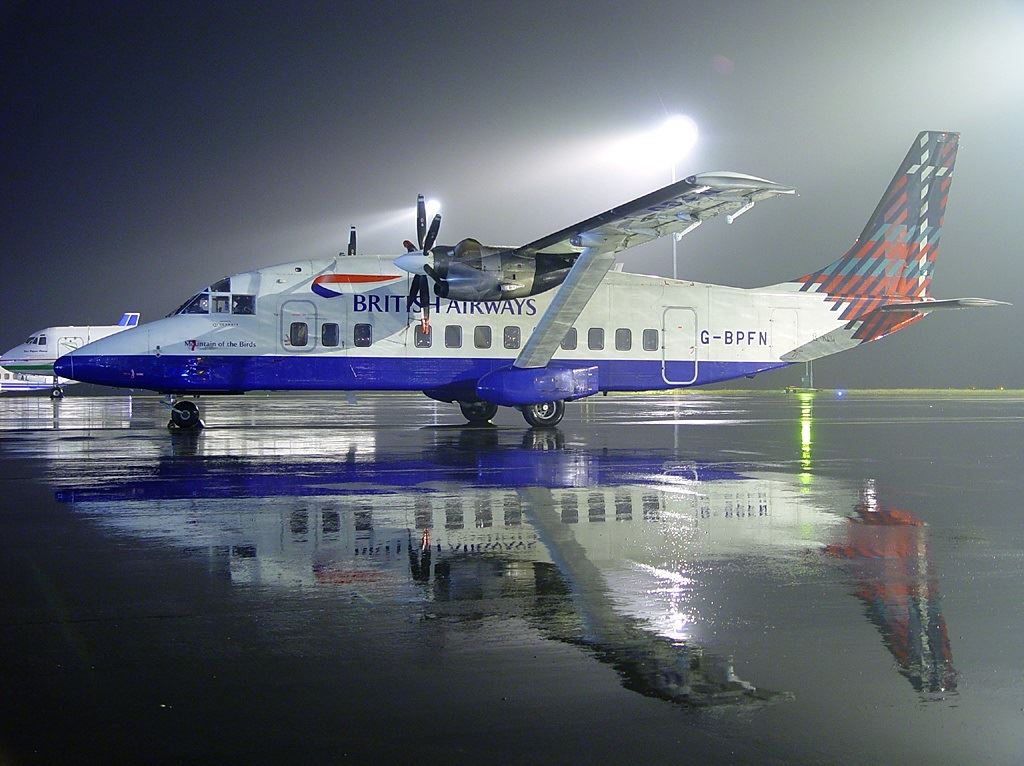 a plane on the tarmac