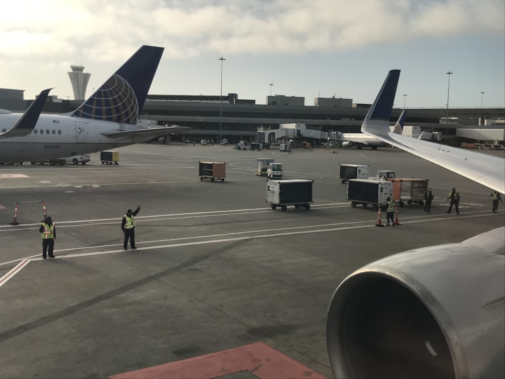 United Business Class SFO Sendoff