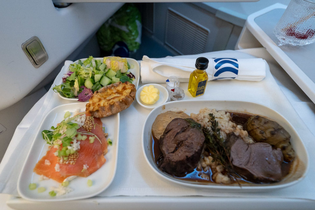 Finnair Dinner