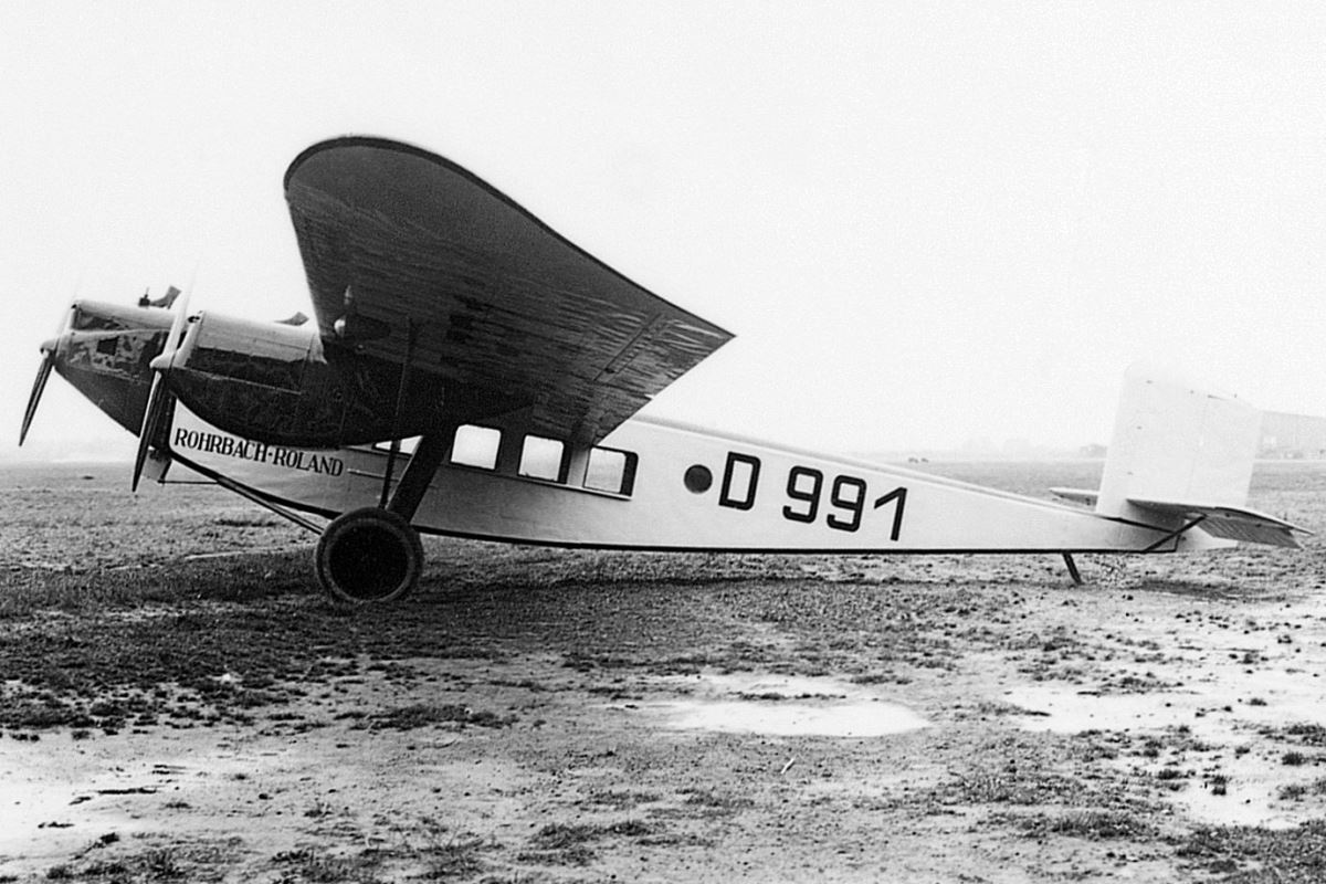 an airplane on the ground