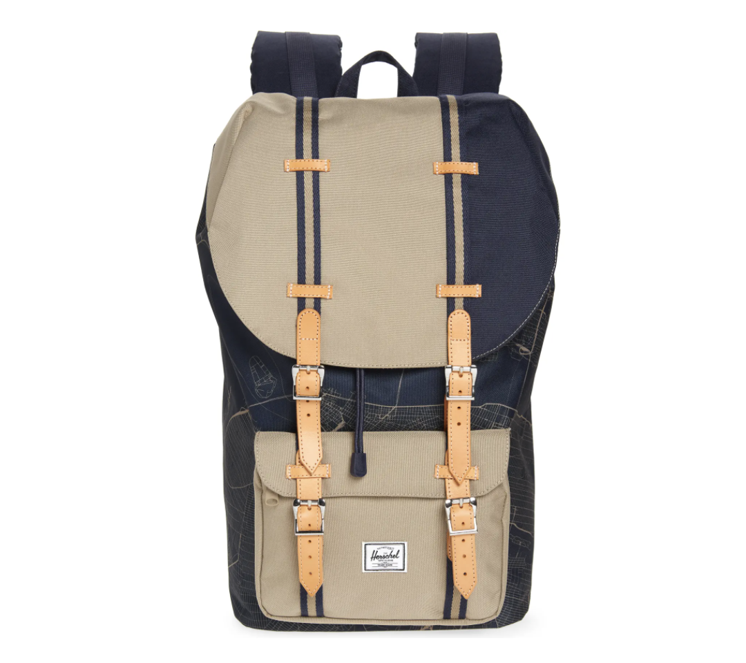 a backpack with straps and straps