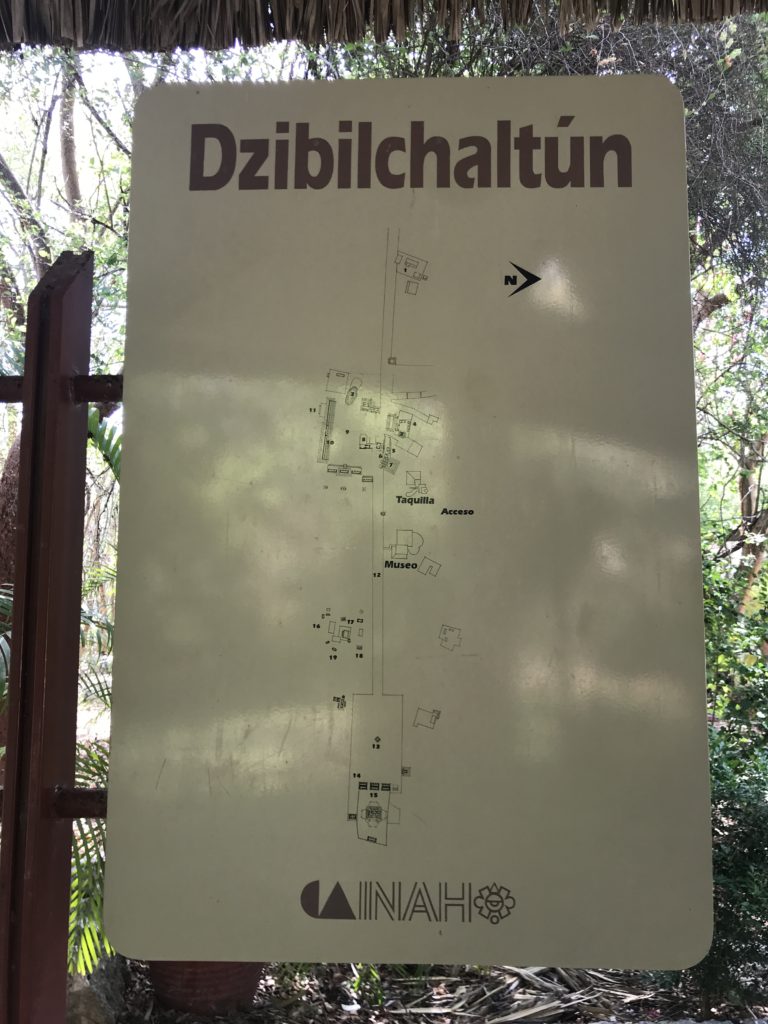a sign with a map on it