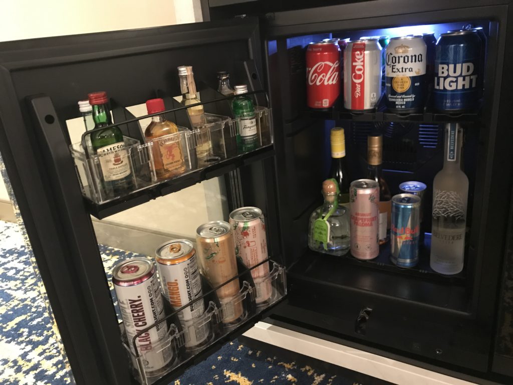 Las Vegas Hilton minibar