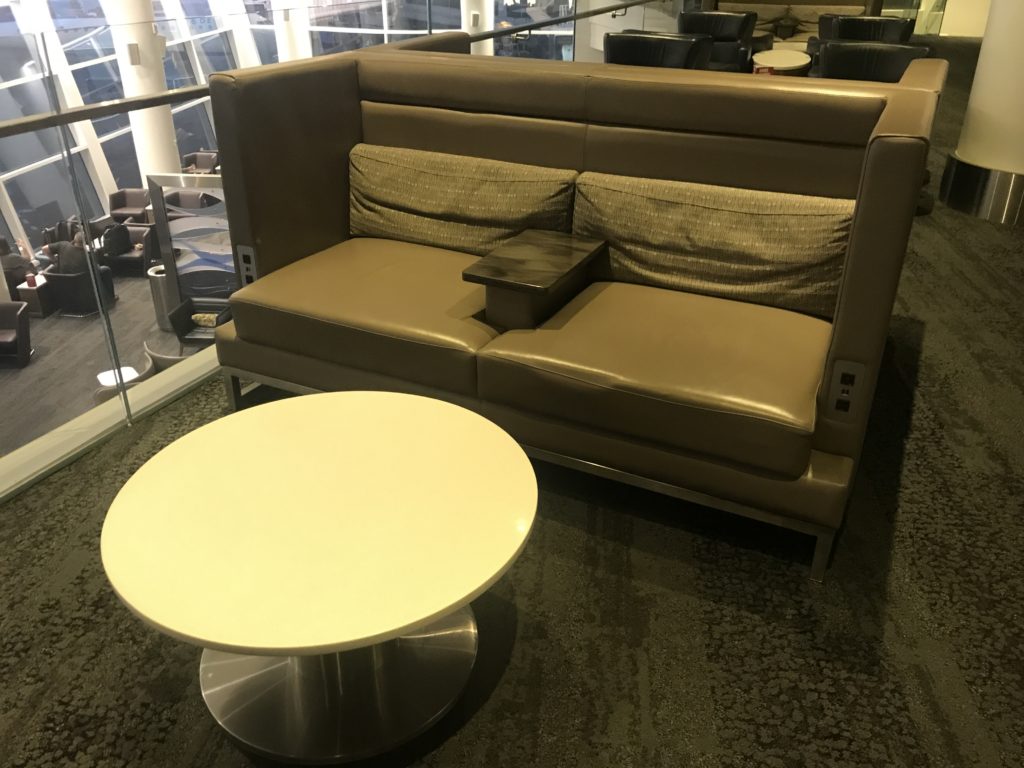 a couch and a table in a room