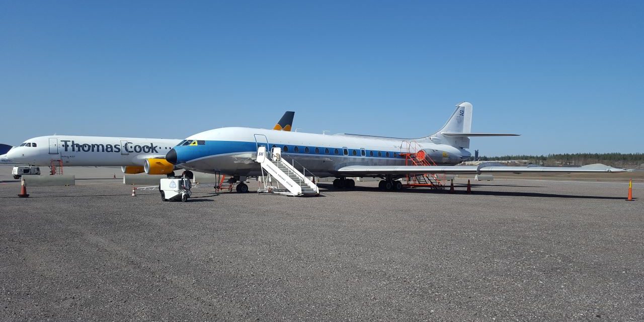 Have you seen this video of a Caravelle taxiing at Stockholm airport in July 2021?