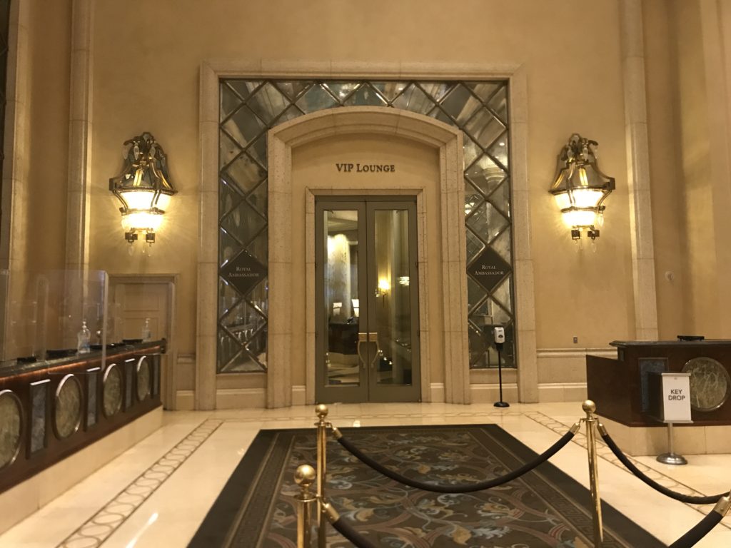 a entrance to a hotel