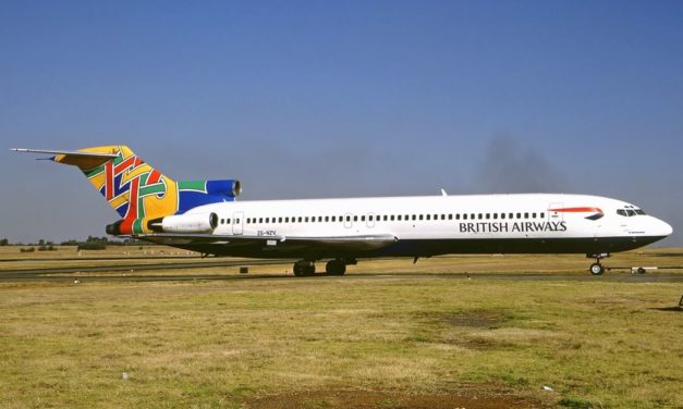 Have you ever seen the rare British Airways Boeing 727?