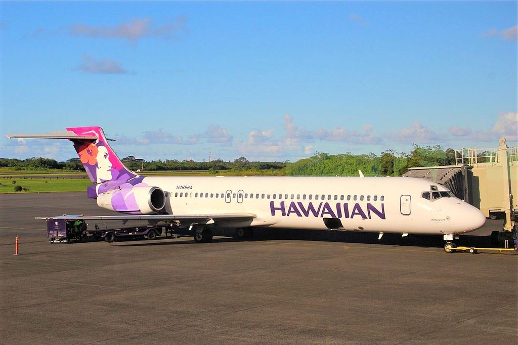 a plane parked on the tarmac