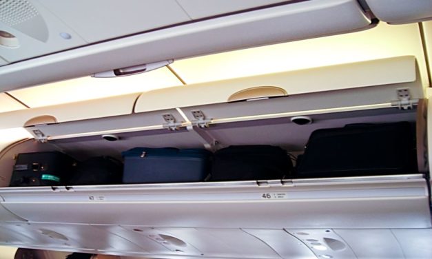 No, the overhead locker above your seat on a flight isn’t yours!