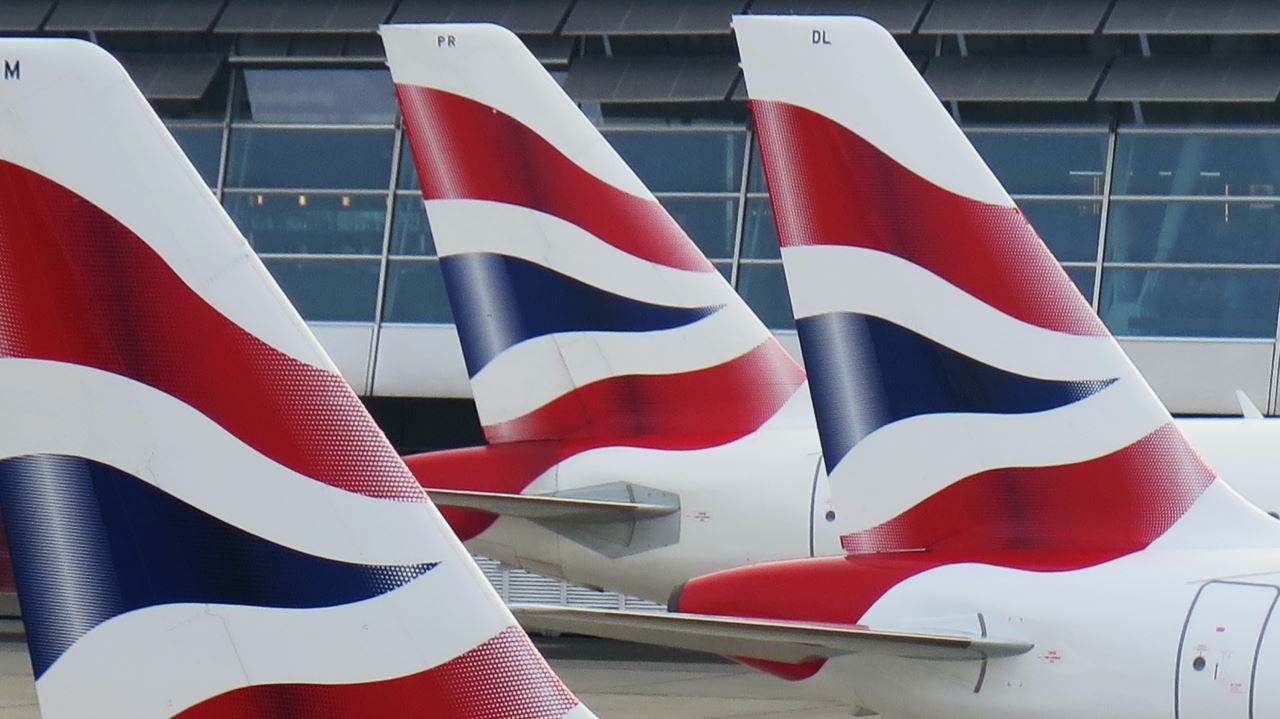 tail fin of a plane