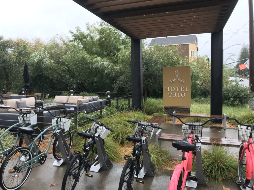 Hotel Trio Healdsburg bikes