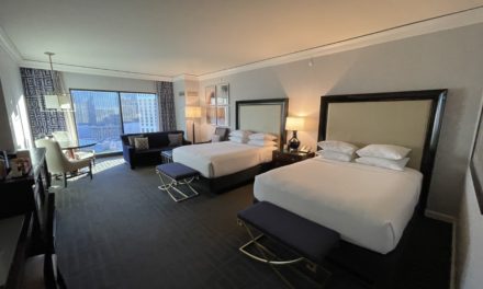 Review: Caesars Palace Las Vegas Augustus Tower Fountain View
