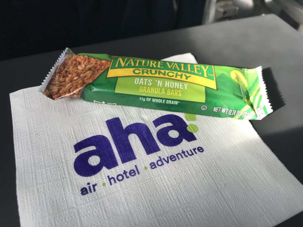aha! flight review - snack