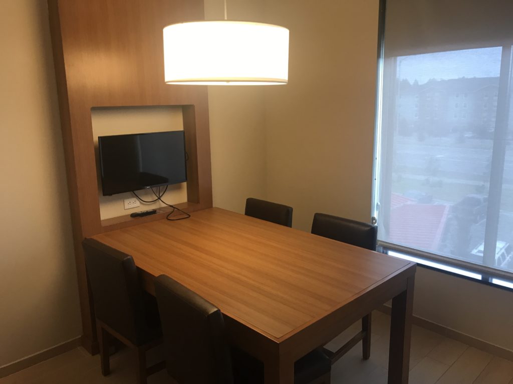 Hyatt Place Anchorage dining table