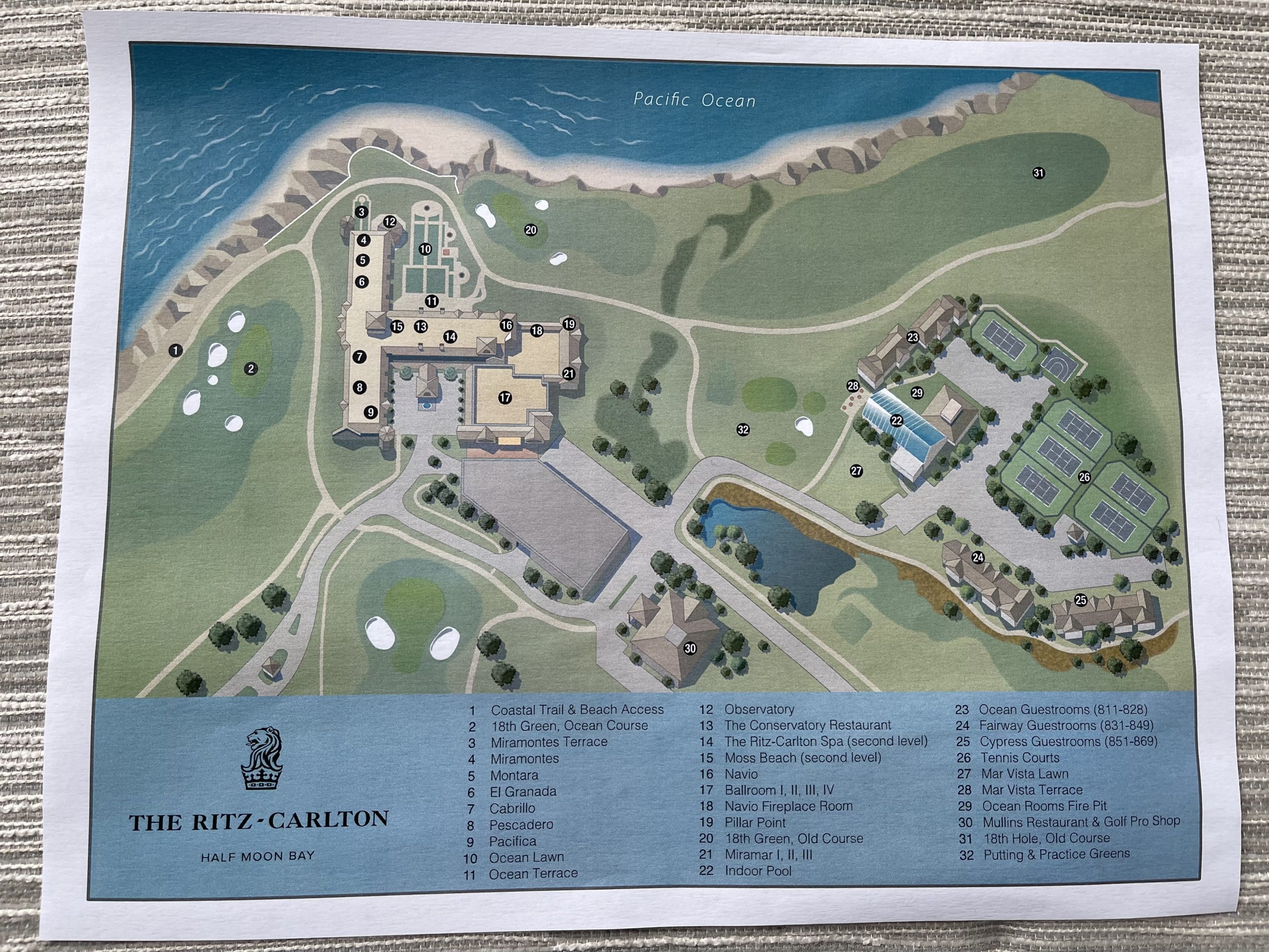 a map of a resort