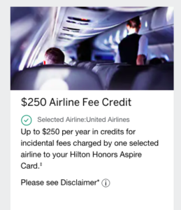 airline fee credit