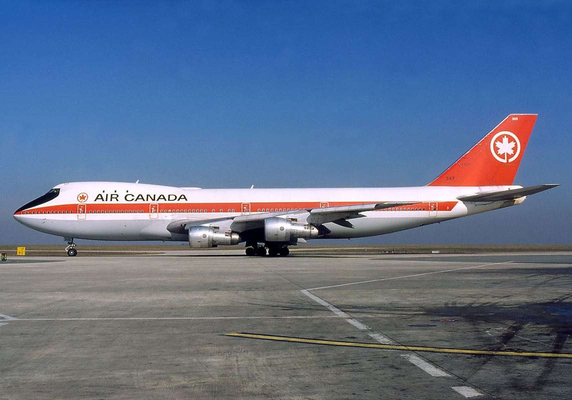 a large airplane on a runway