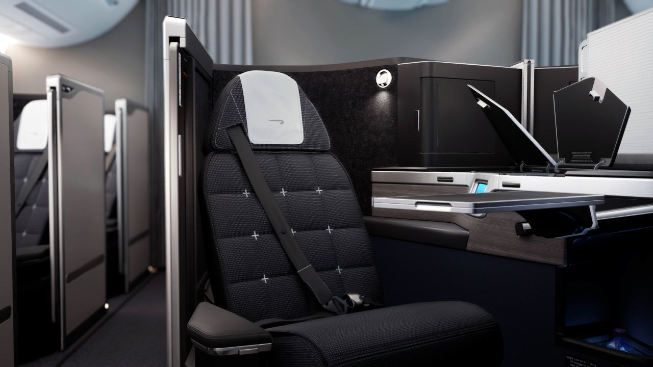 a seat in a business class