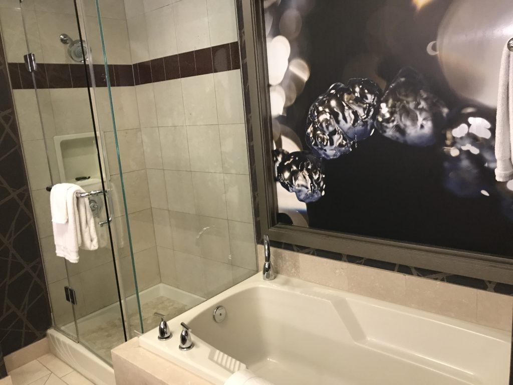 Mandalay Bay room bathtub