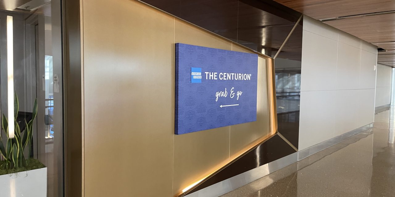 Review: AMEX Centurion Lounge LAX “Grab and Go”