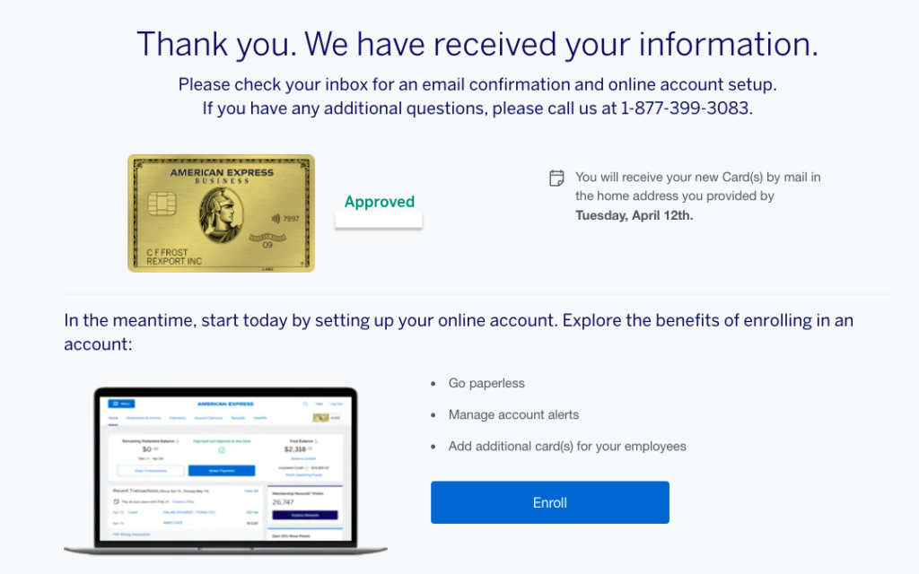 How To Get An Instant Card Number From Amex Upon Approval Travelupdate 