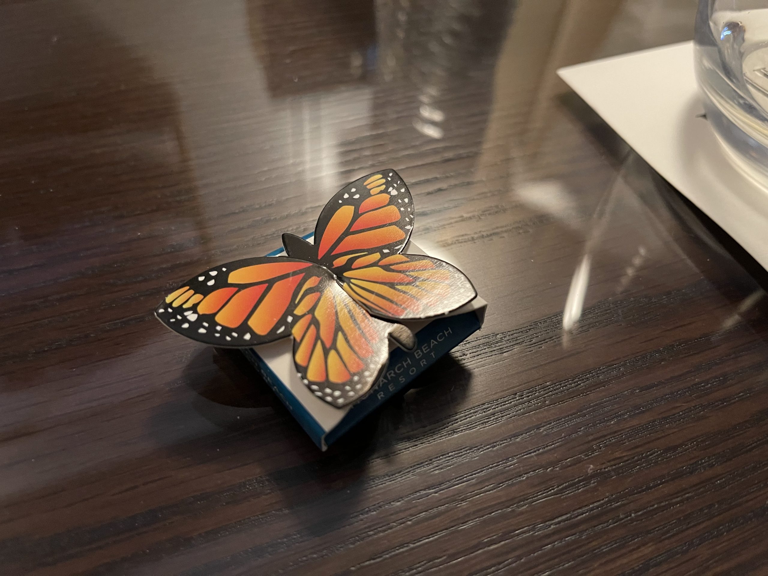 a butterfly on a box