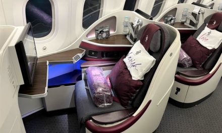 Review: Flying Qatar Airways Boeing 787 business class from Gatwick to Doha
