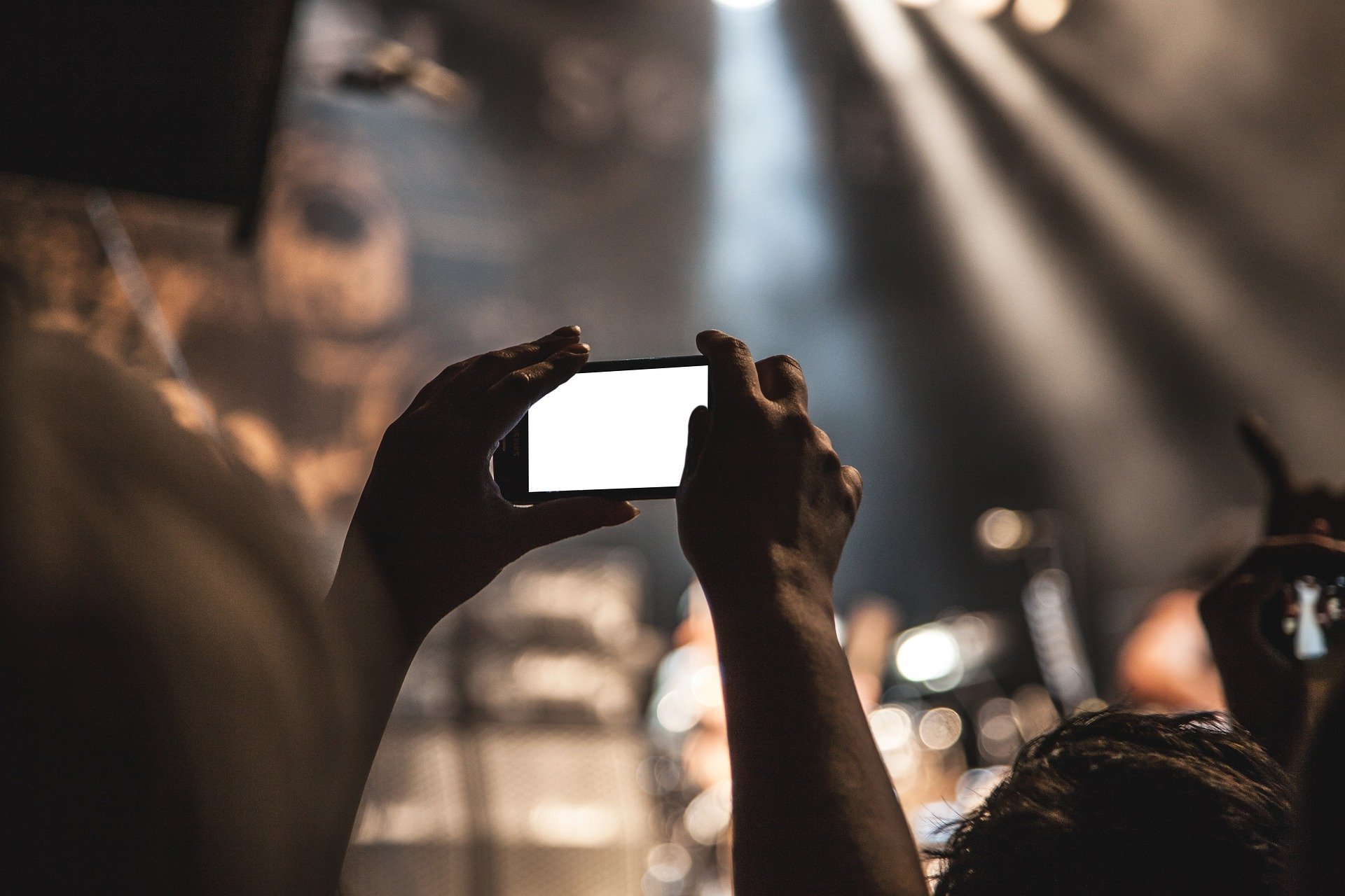 a person holding a phone