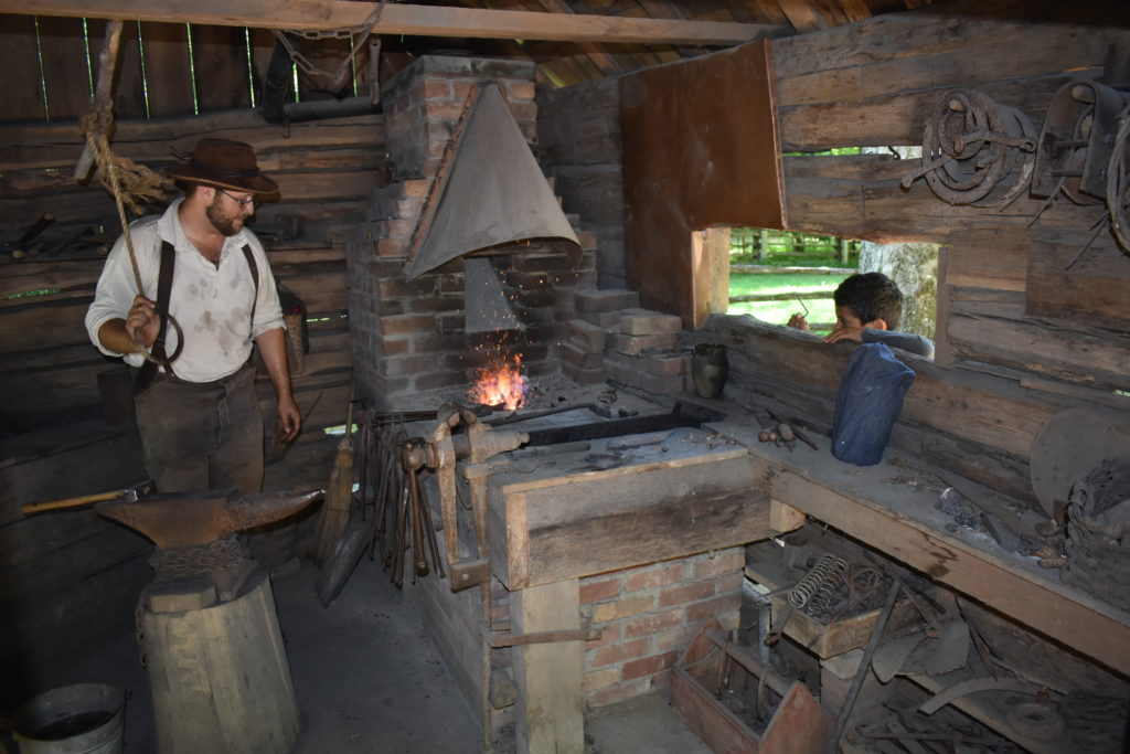 Homeplace 1850s Working Farm Smithy