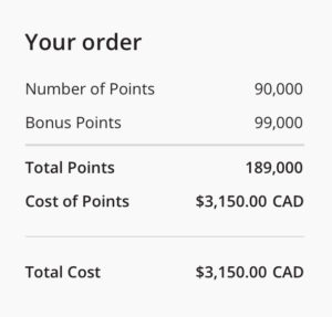 a screenshot of a receipt