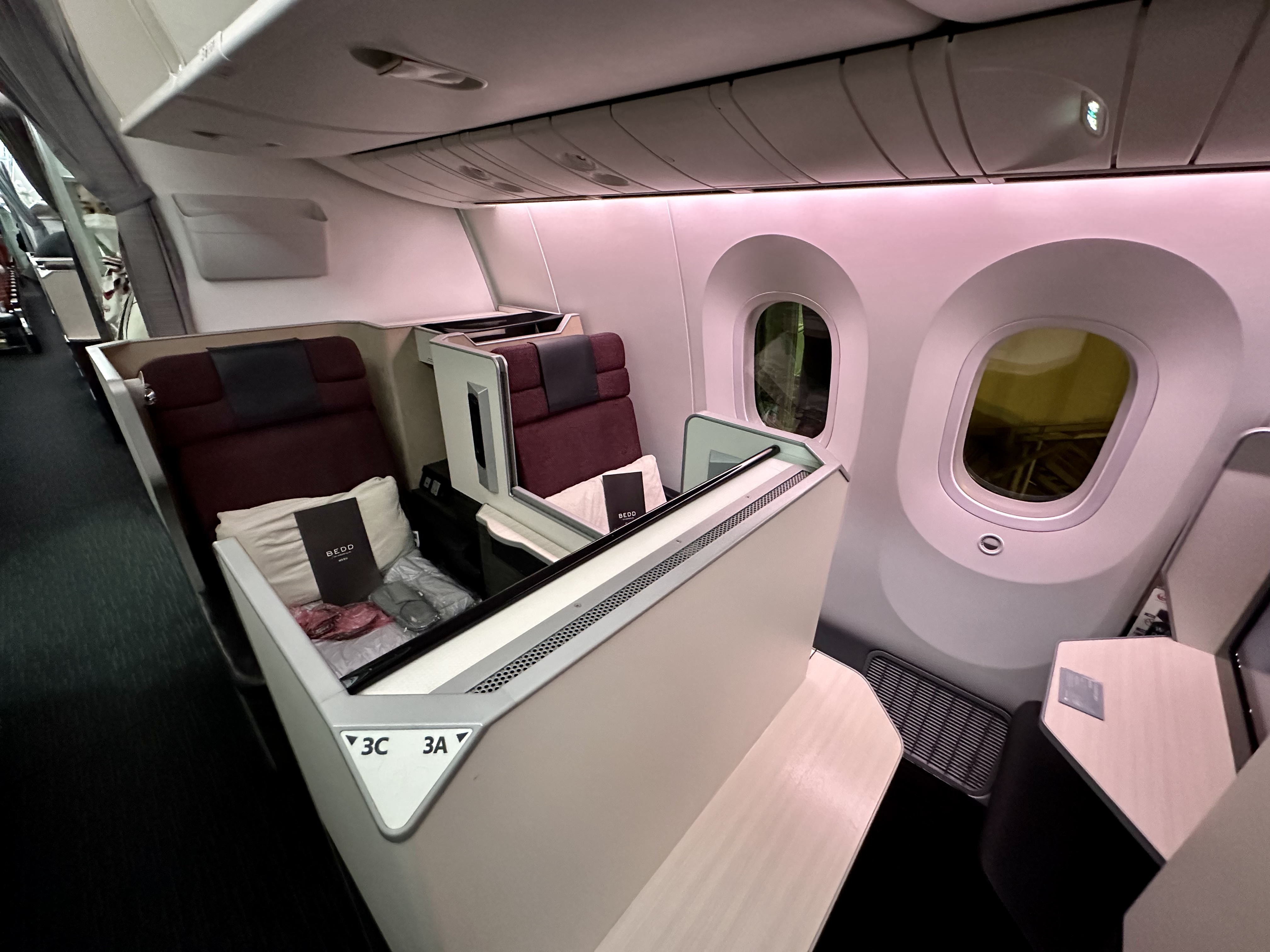 Japan Airlines Sky Suite Business Class Review (787-8) Osaka to Los Angeles - TravelUpdate