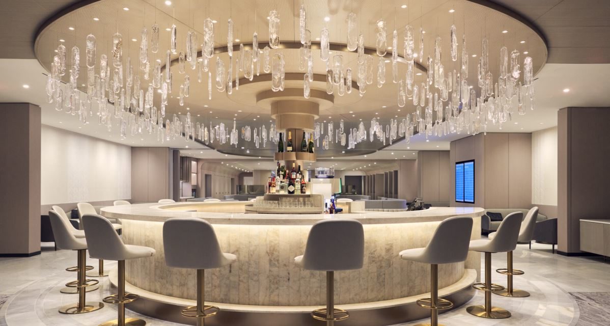 What’s on the menu in the Chelsea lounge at New York JFK for AA and BA passengers?