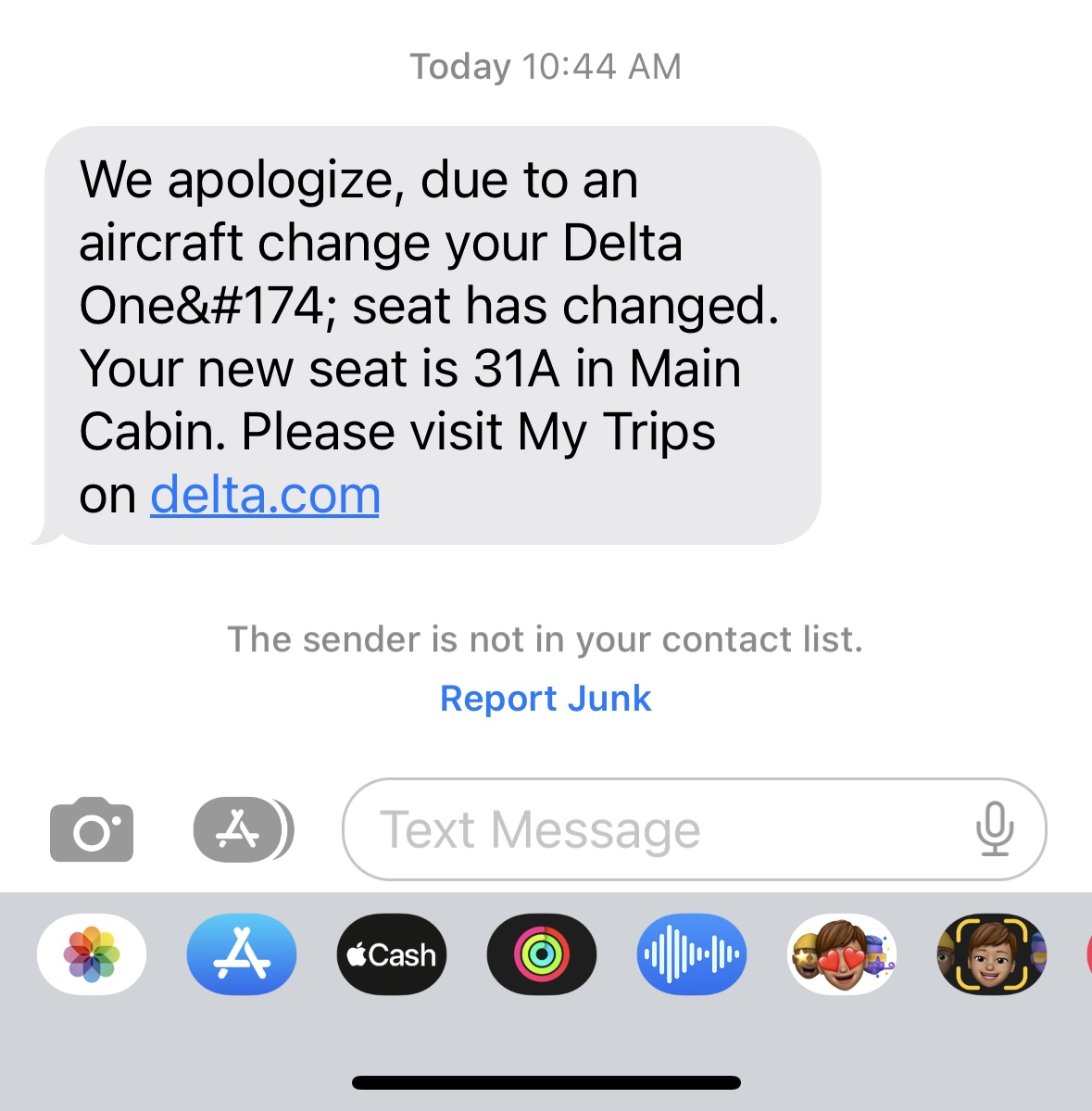 Delta Downgraded