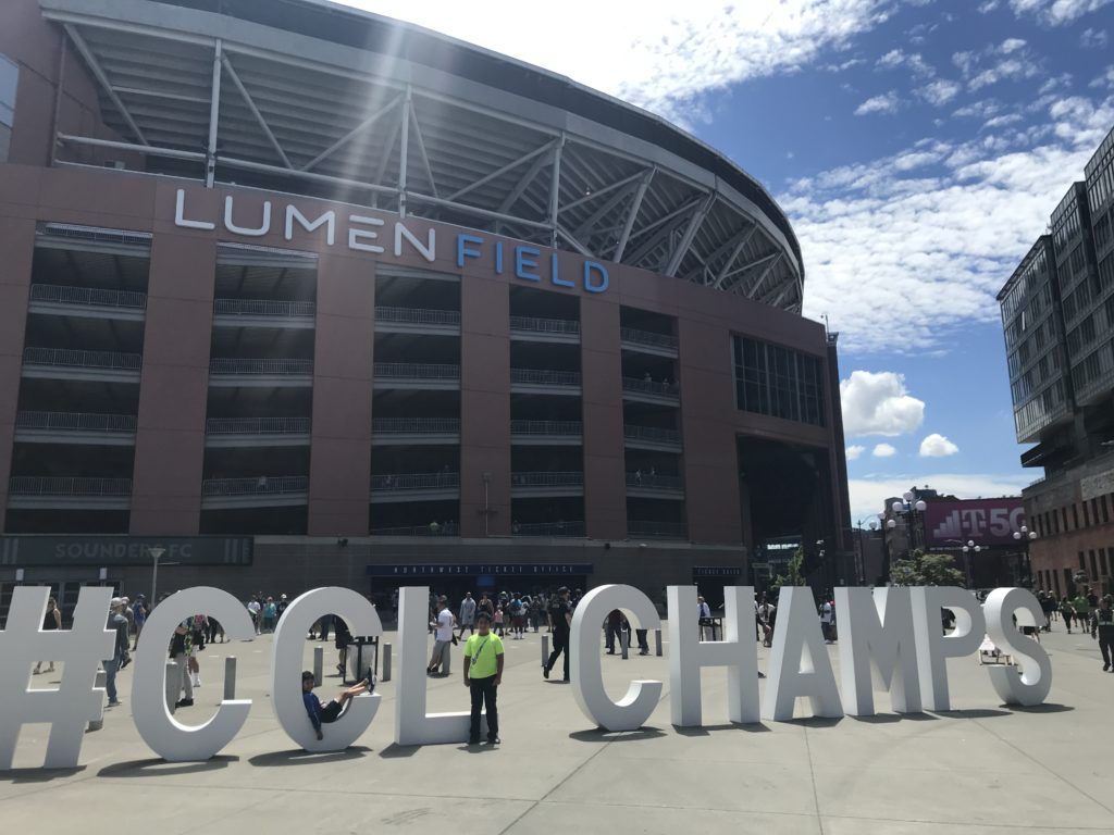 Seattle Sounders Lumen Field CCL Champions
