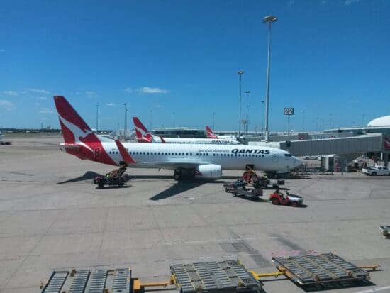 a large airplane on a tarmac