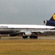 a large airplane on the runway