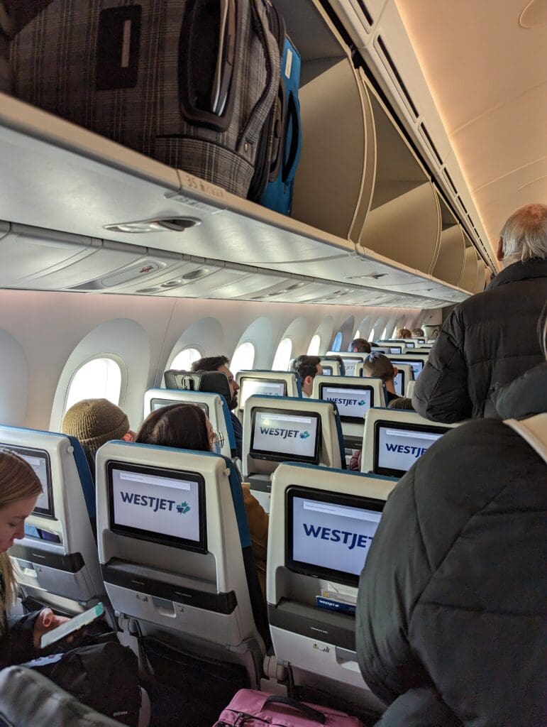 WestJet Economy Class