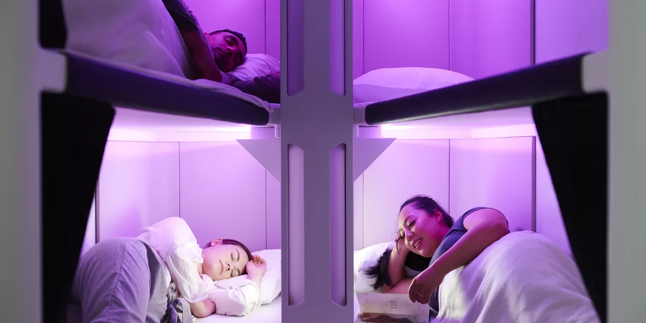 Wow! Air New Zealand’s new economy class Skynest beds debut in 2024