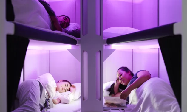 Wow! Air New Zealand’s new economy class Skynest beds debut in 2024