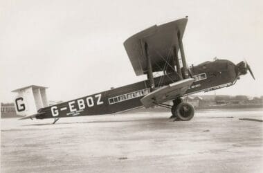 an airplane on the ground