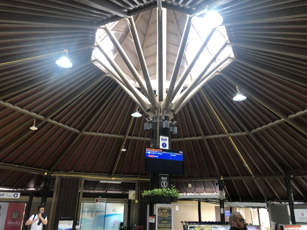 a circular structure with a skylight