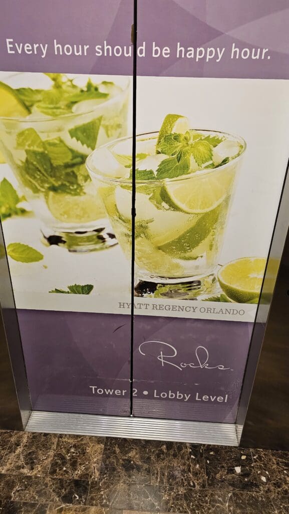 a poster of a drink